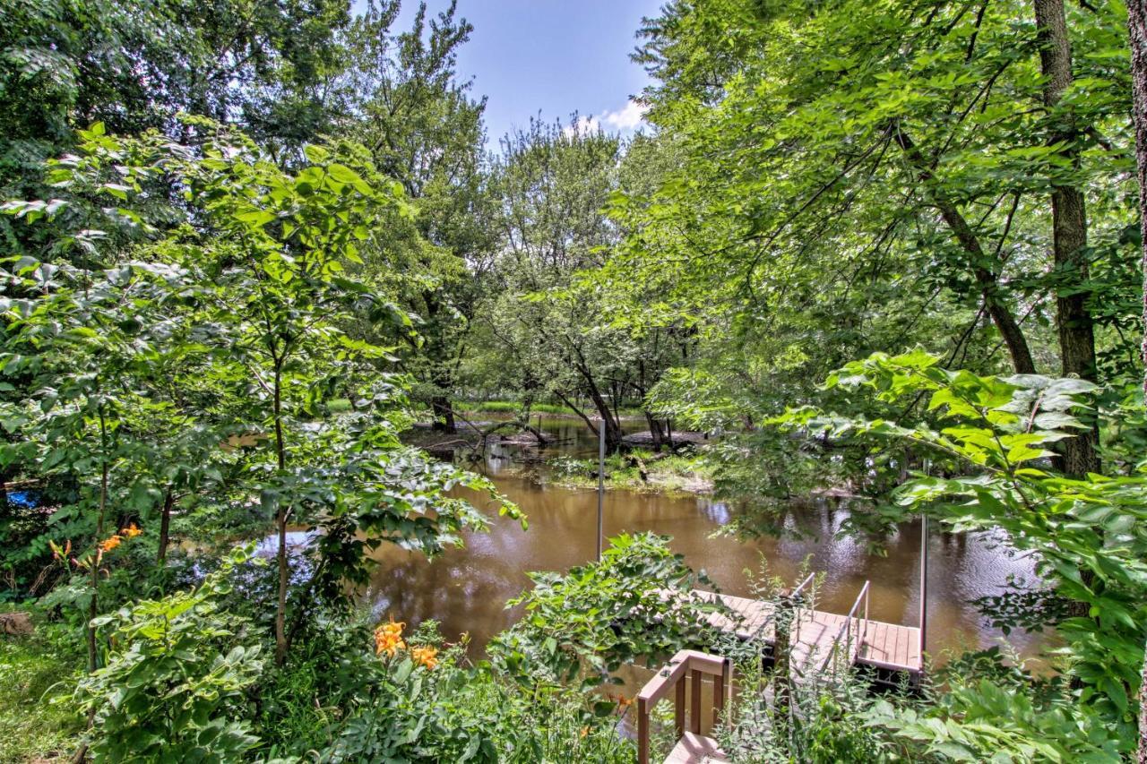 Riversong Waterfront La Crosse Home With Dock Esterno foto